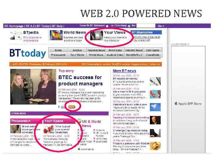 WEB 2. 0 POWERED NEWS 