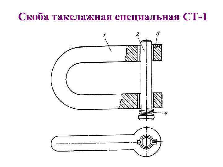 Скоба такелажная специальная СТ-1 