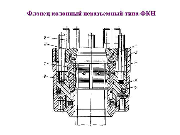 Фланец колонный неразъемный типа ФКН 