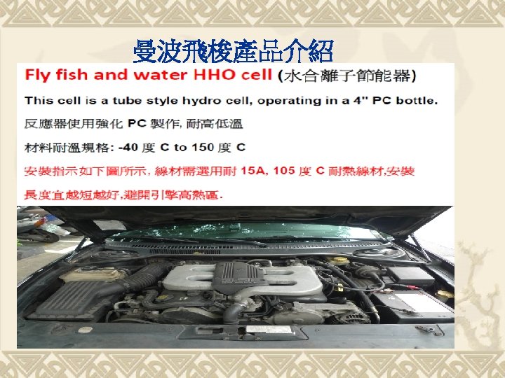 曼波飛梭產品介紹 