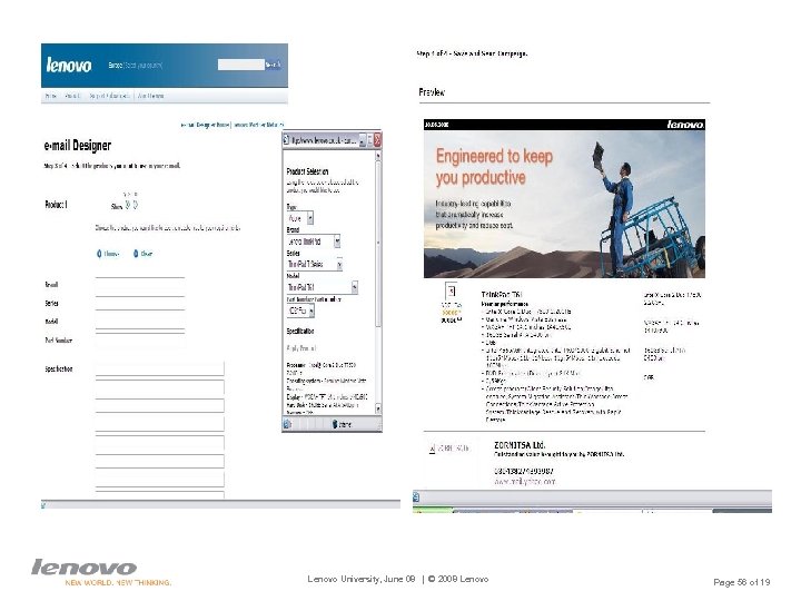 Lenovo University, June 08 | © 2008 Lenovo Page 56 of 19 