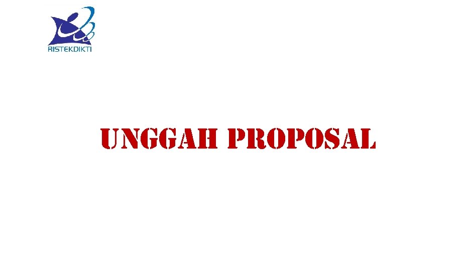 Unggah proposal 