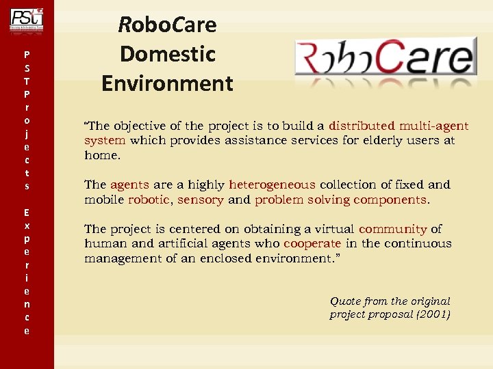 P S T P r o j e c t s E x p