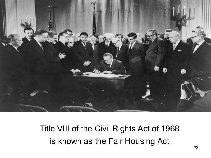 Title VIII of the Civil Rights Act of 1968 is known as the Fair