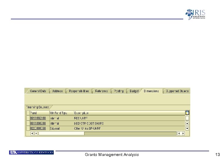 Grants Management Analysis 13 