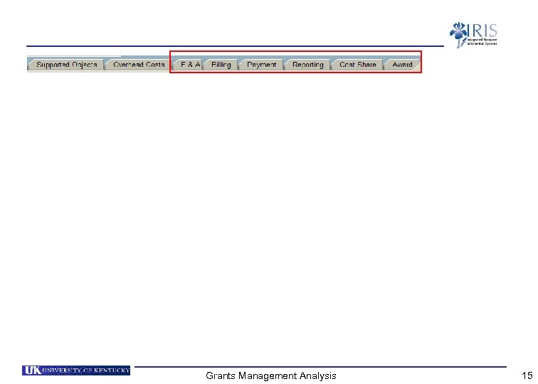 Grants Management Analysis 15 