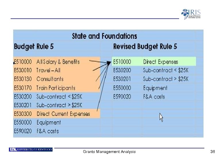 Grants Management Analysis 36 