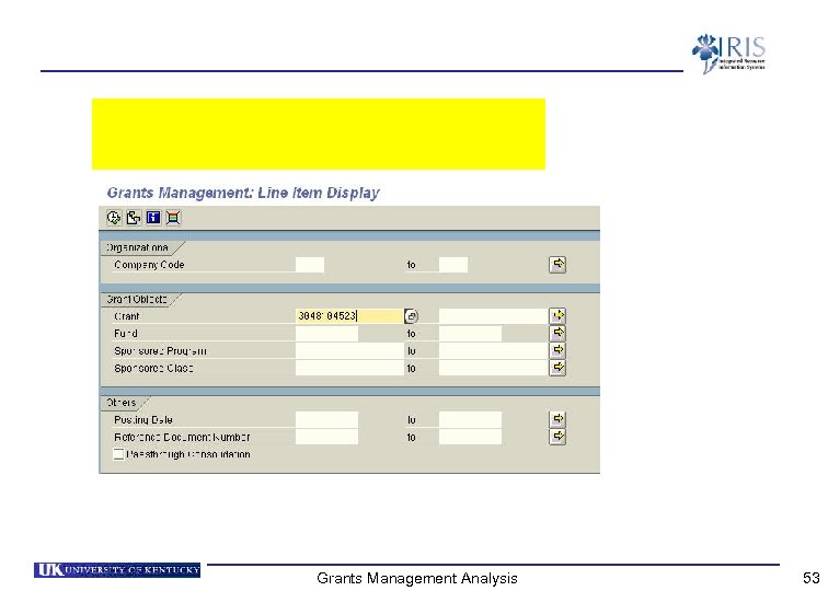 Grants Management Analysis 53 