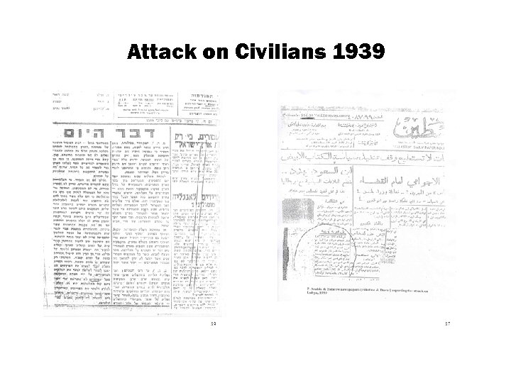 Attack on Civilians 1939 