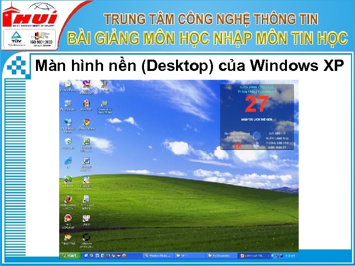 Màn hình nền (Desktop) của Windows XP 