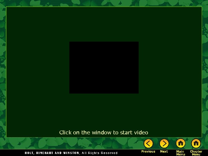 Click on the window to start video 