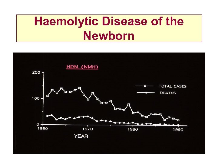 Haemolytic Disease of the Newborn 