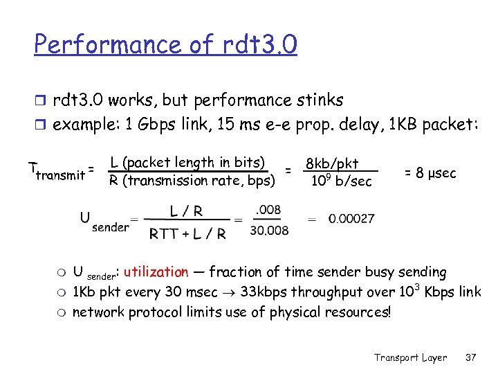 Performance of rdt 3. 0 r rdt 3. 0 works, but performance stinks r