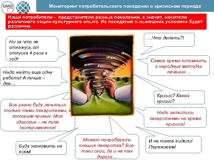 Мониторинг потребительского поведения в кризисном периоде Наши потребители - представители разных поколений, а значит,