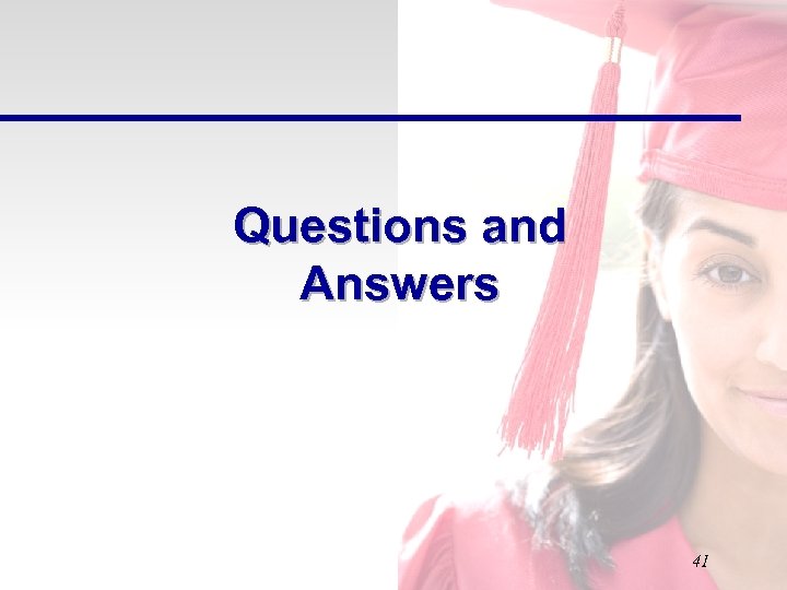Questions and Answers 41 