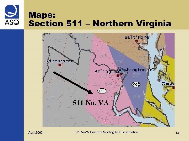 Maps: Section 511 – Northern Virginia 511 No. VA April 2009 511 No. VA