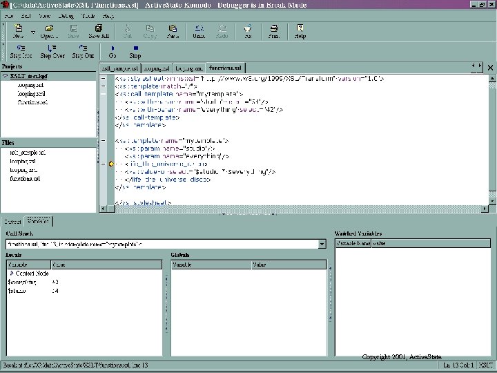 Copyright 2001, Active. State 