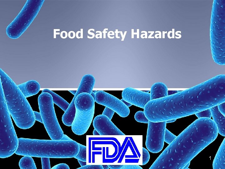 Food Safety Hazards 1 