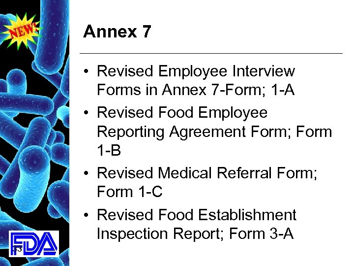 Annex 7 • Revised Employee Interview Forms in Annex 7 -Form; 1 -A •
