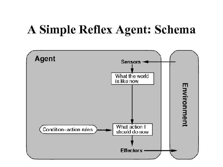 A Simple Reflex Agent: Schema 