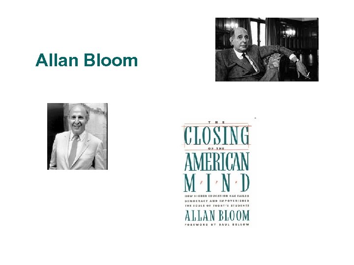 Allan Bloom 