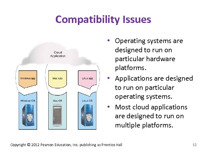 Compatibility Issues • Operating systems are designed to run on particular hardware platforms. •