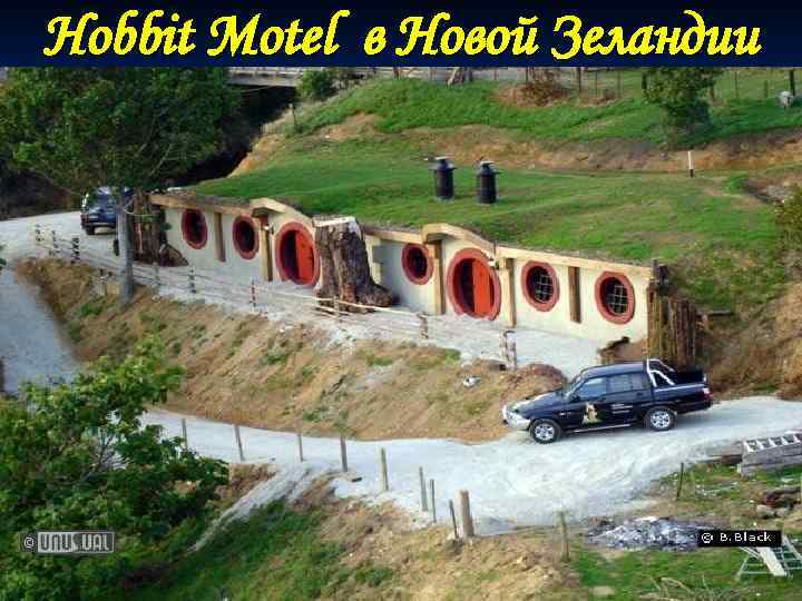 Hobbit Motel в Новой Зеландии 