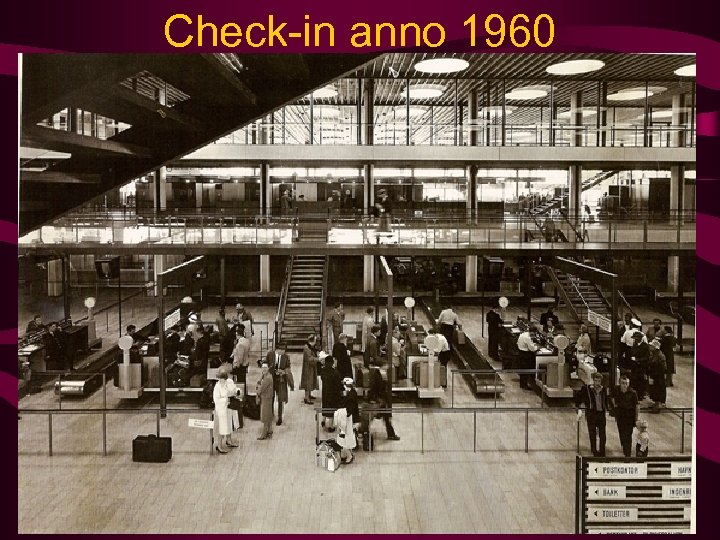 Check-in anno 1960 