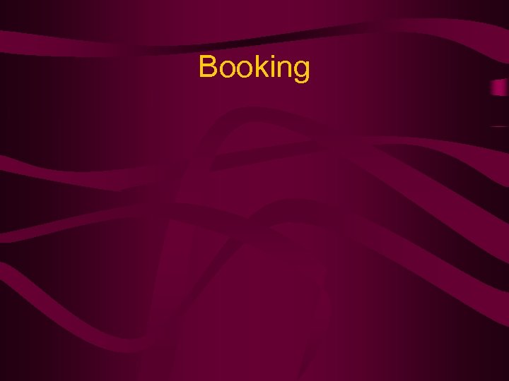 Booking 