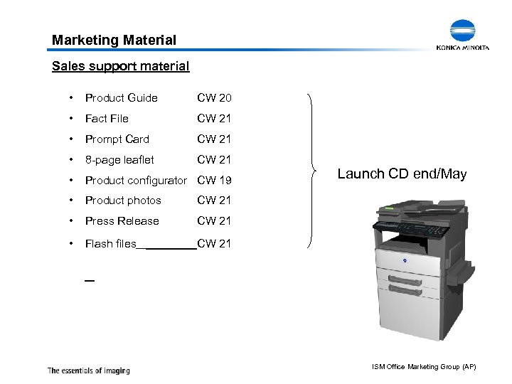 Marketing Material Sales support material • Product Guide CW 20 • Fact File CW