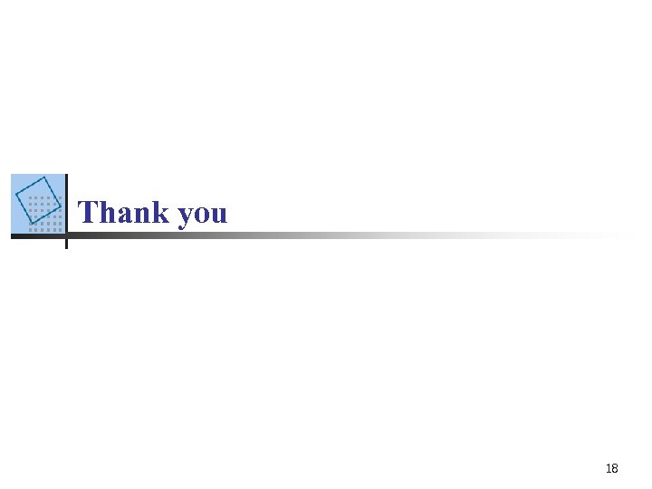 Thank you 18 