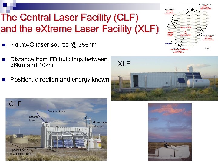 The Central Laser Facility (CLF) and the e. Xtreme Laser Facility (XLF) Nd: :