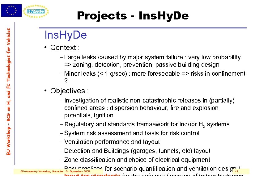 E U W o r ks h o p – R C S o