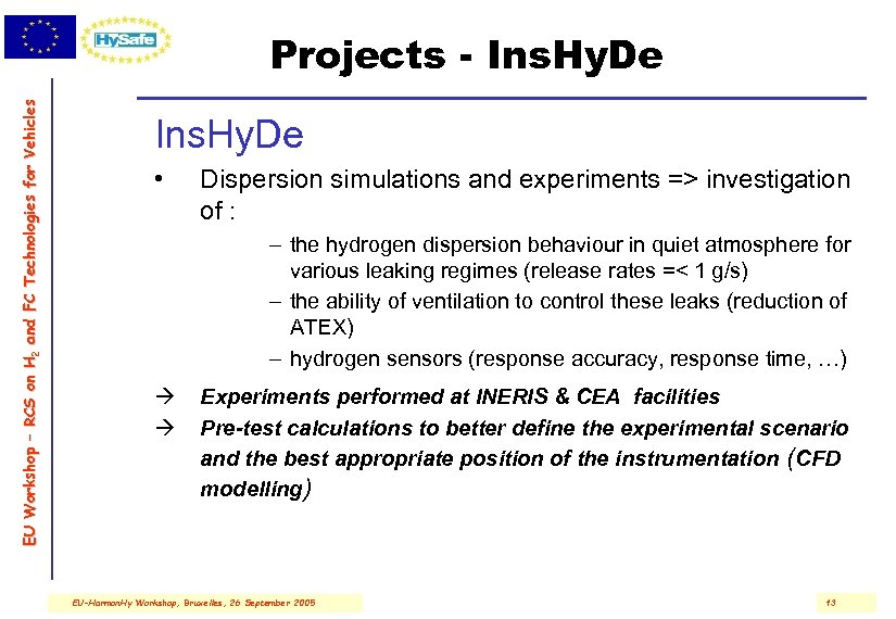 E U W o r ks h o p – R C S o