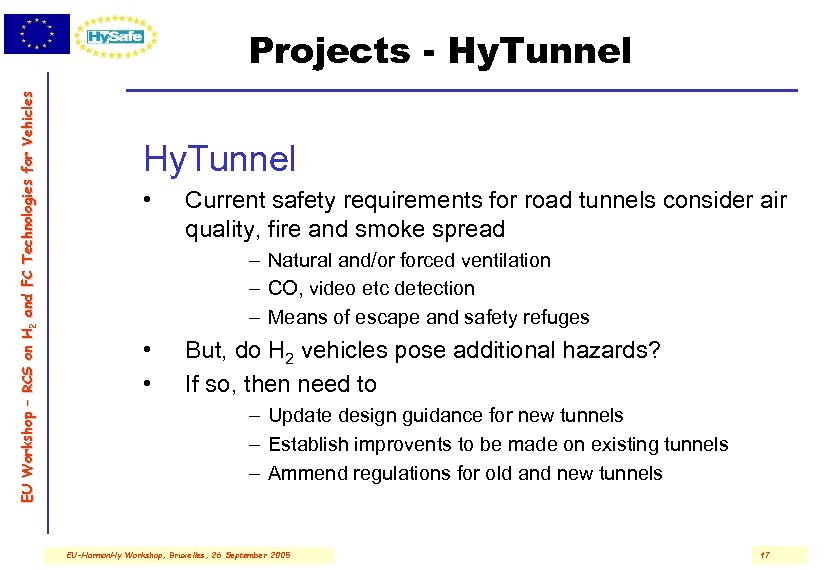 E U W o r ks h o p – R C S o