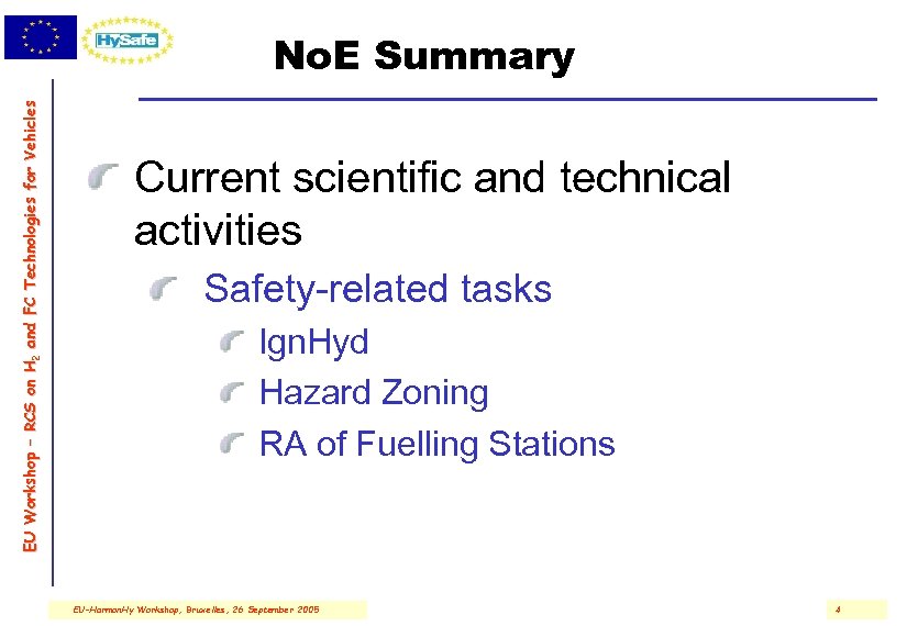 E U W o r ks h o p – R C S o