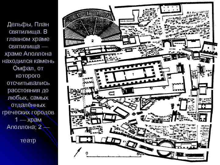Храм аполлона в дельфах план