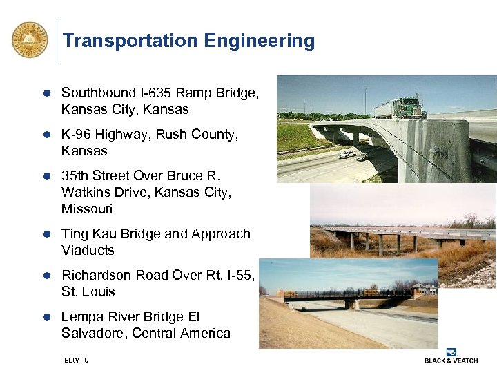 Transportation Engineering l Southbound I-635 Ramp Bridge, Kansas City, Kansas l K-96 Highway, Rush