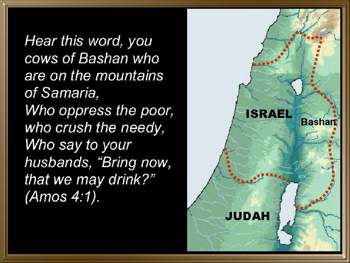 ISRAEL JUDAH Bashan 