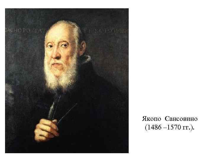 Якопо Сансовино (1486 – 1570 гг. ). 