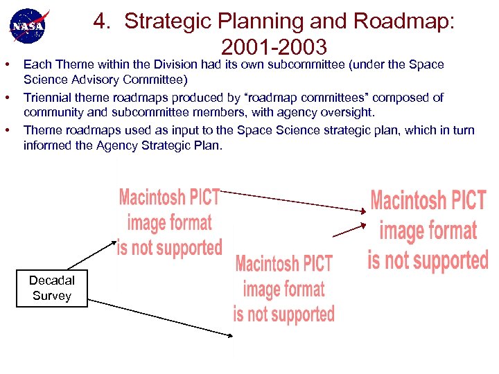  • • • 4. Strategic Planning and Roadmap: 2001 -2003 Each Theme within