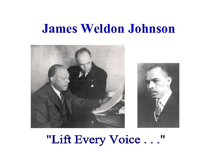 James Weldon Johnson 