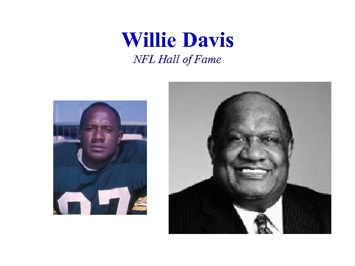 Willie Davis NFL Hall of Fame 