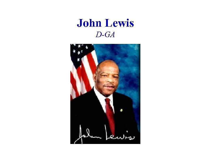 John Lewis D-GA 