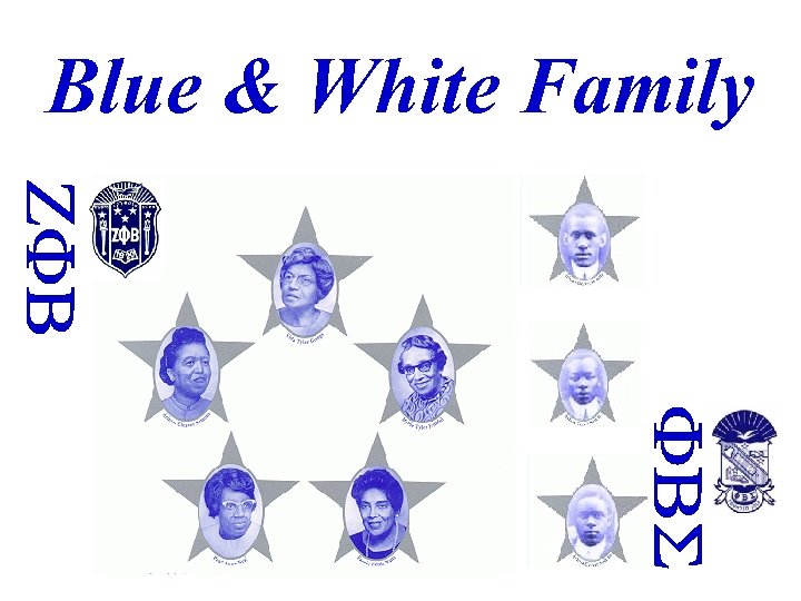 Blue & White Family 