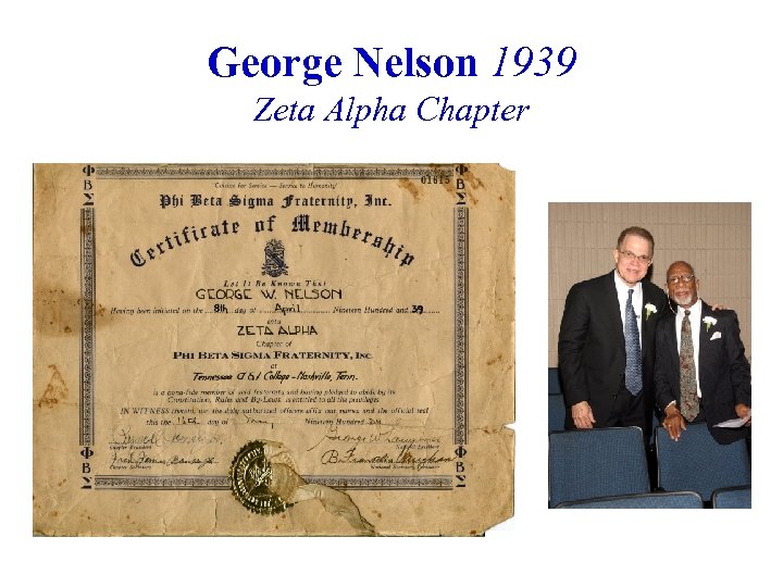 George Nelson 1939 Zeta Alpha Chapter 