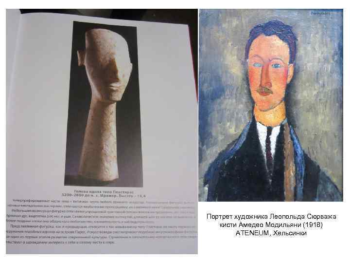 Портрет художника Леопольда Сюрважа кисти Амедео Модильяни (1918) ATENEUM, Хельсинки 