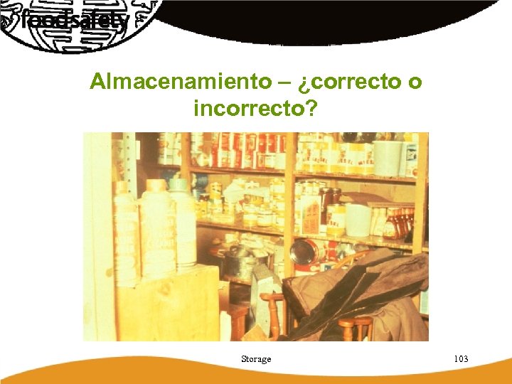 Almacenamiento – ¿correcto o incorrecto? Storage 103 
