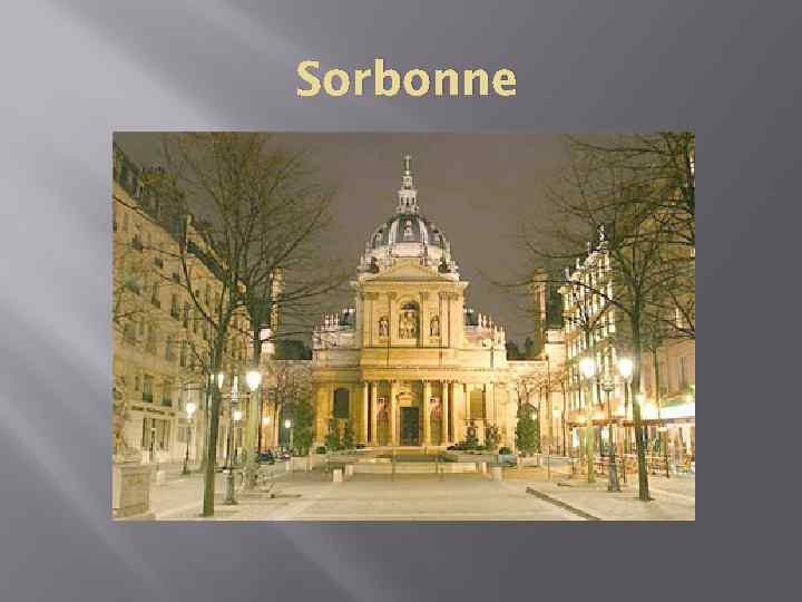 Sorbonne 