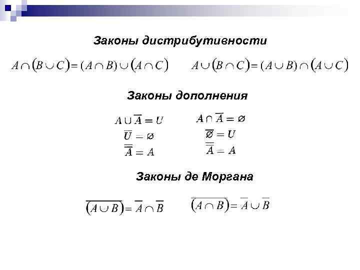 Дистрибутивность сложения относительно умножения